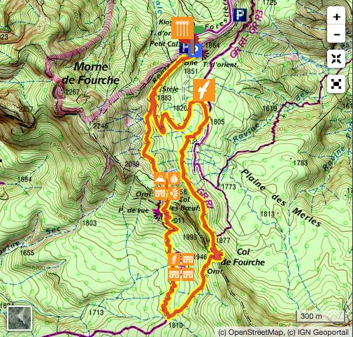 Du Col des Bœufs au Col de Fourche