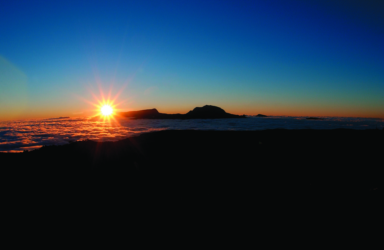 Lever et coucher du soleil à La Réunion